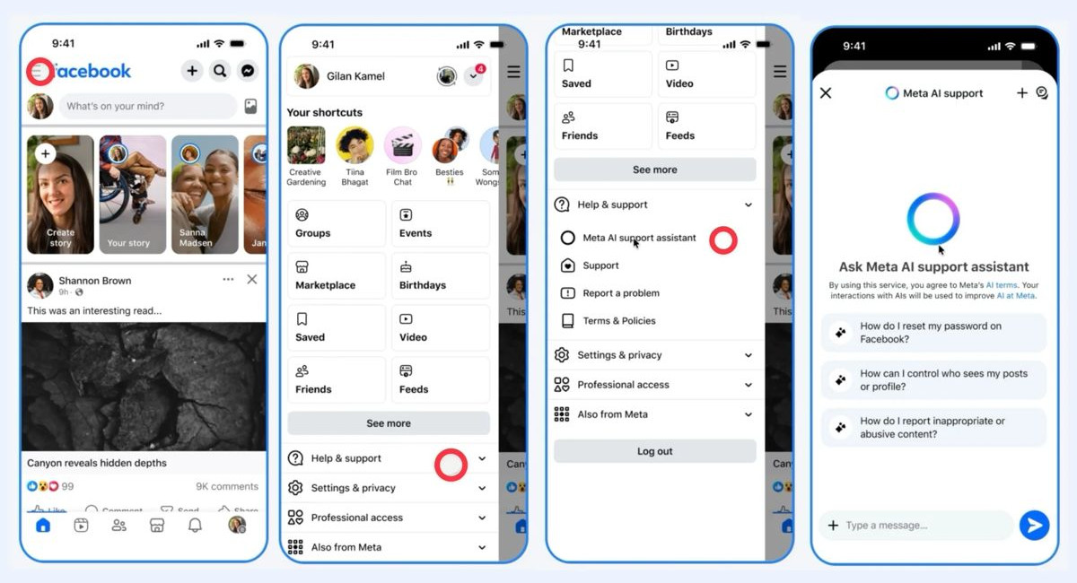 Η Meta επιστρατεύει προηγμένη AI για την υποστήριξη και την ασφάλεια των χρηστών