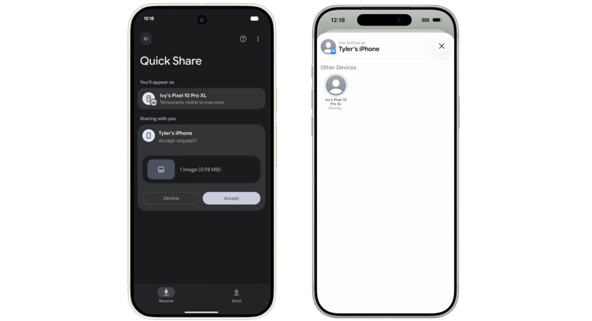 Quick Share finally talks to AirDrop