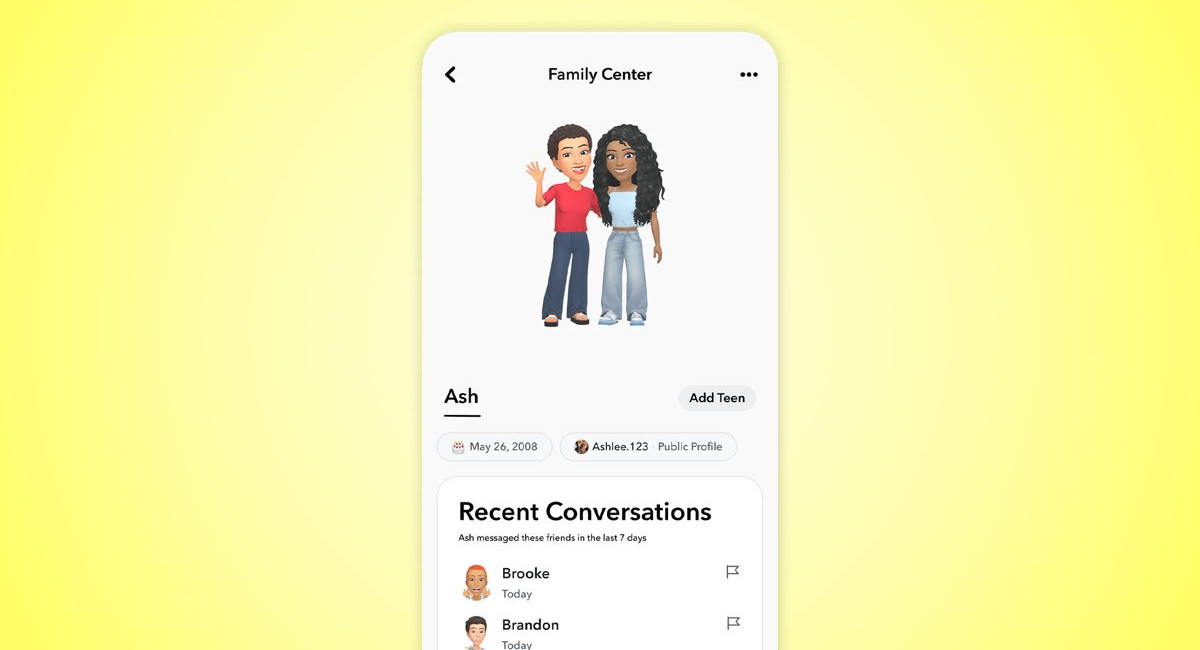 Snapchat strengthens family center with new layers of parental oversight