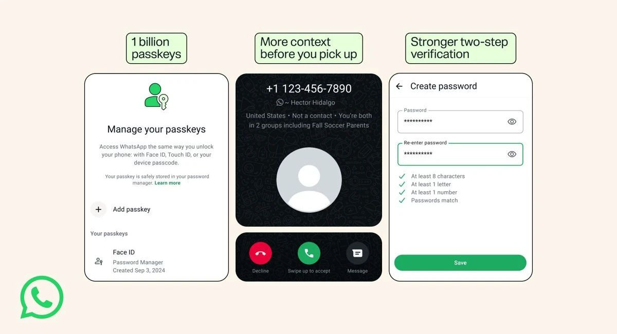 WhatsApp phashes out six digit PINs in favor of full passwords